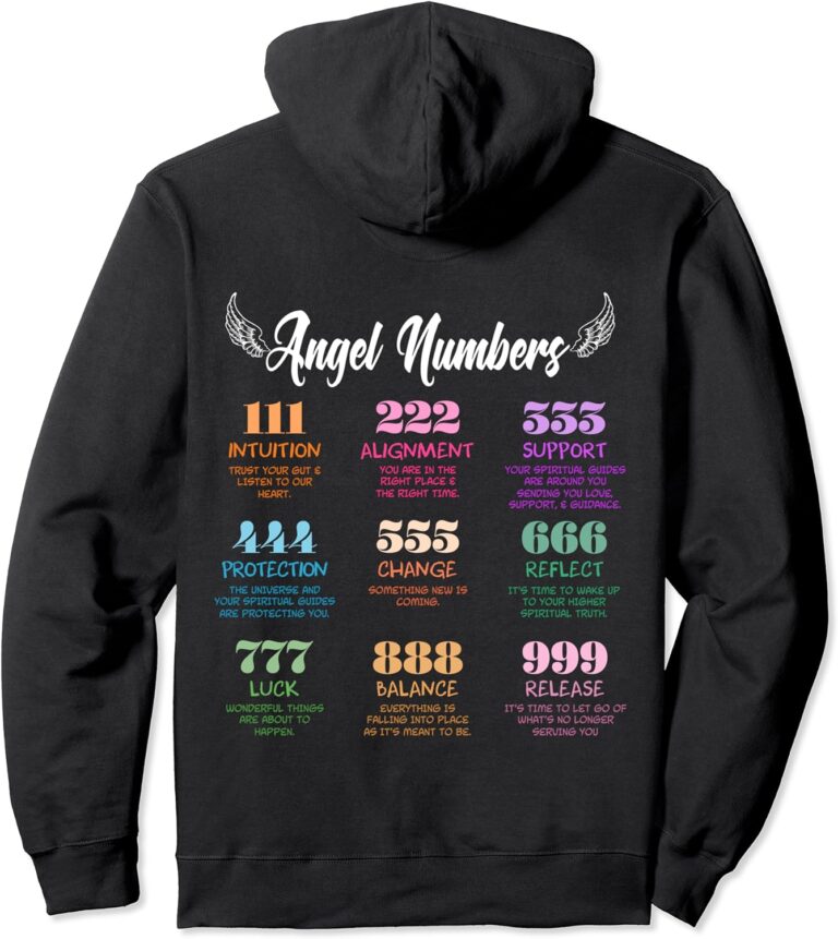 Angel Number Hoodie: Unveiling Spiritual Significance in Fashion